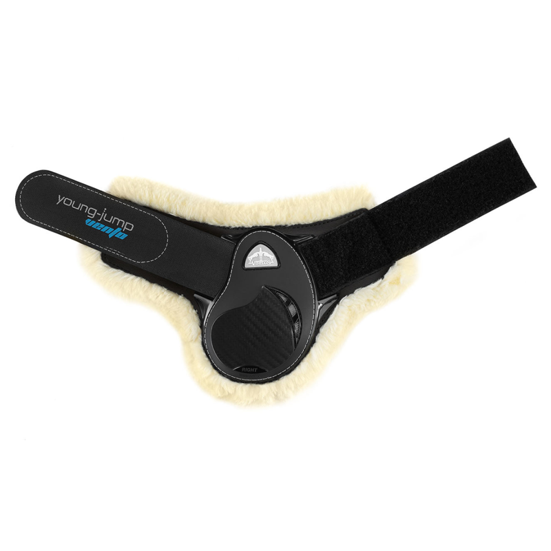 Veredus Save the Sheep Young Jump Vento Fetlock Boots - Black-2