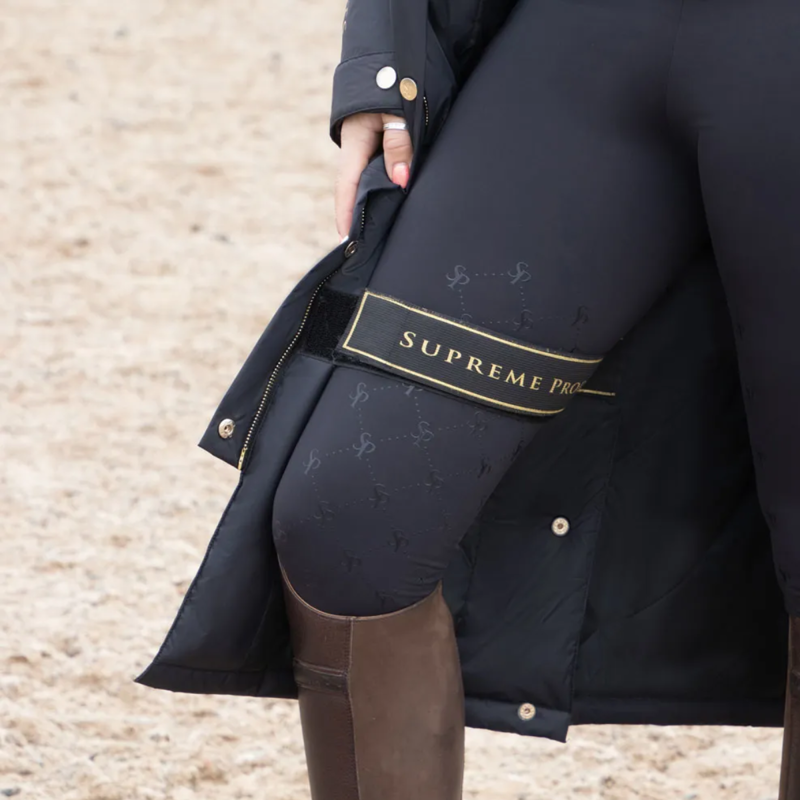 Advent Day 18 - Supreme Products Active Show Rider Waterproof Coat - Black/Gold-3