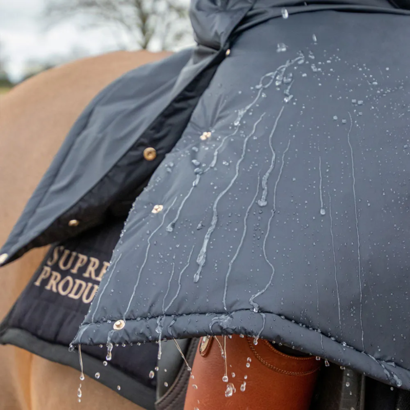 Advent Day 18 - Supreme Products Active Show Rider Waterproof Coat - Black/Gold-4