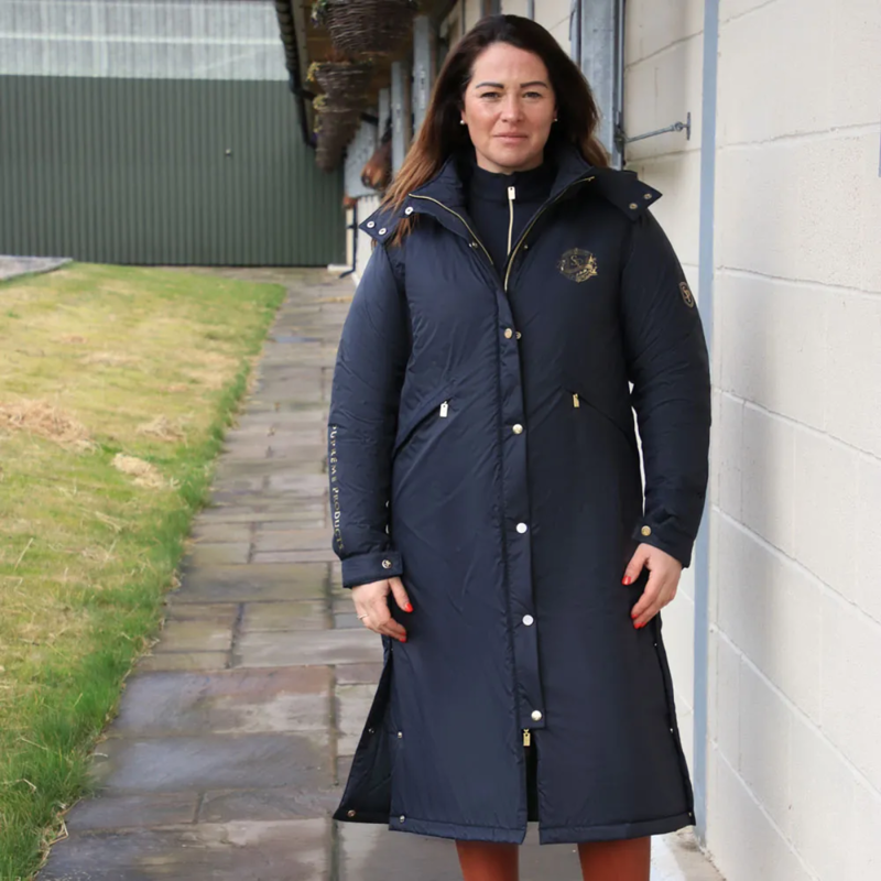 Advent Day 18 - Supreme Products Active Show Rider Waterproof Coat - Black/Gold-5