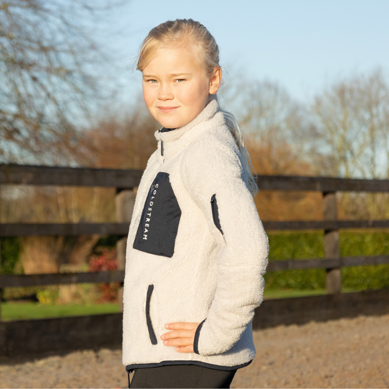 Coldstream Next Generation Millfield Teddy Fleece - Frosted Steel-2