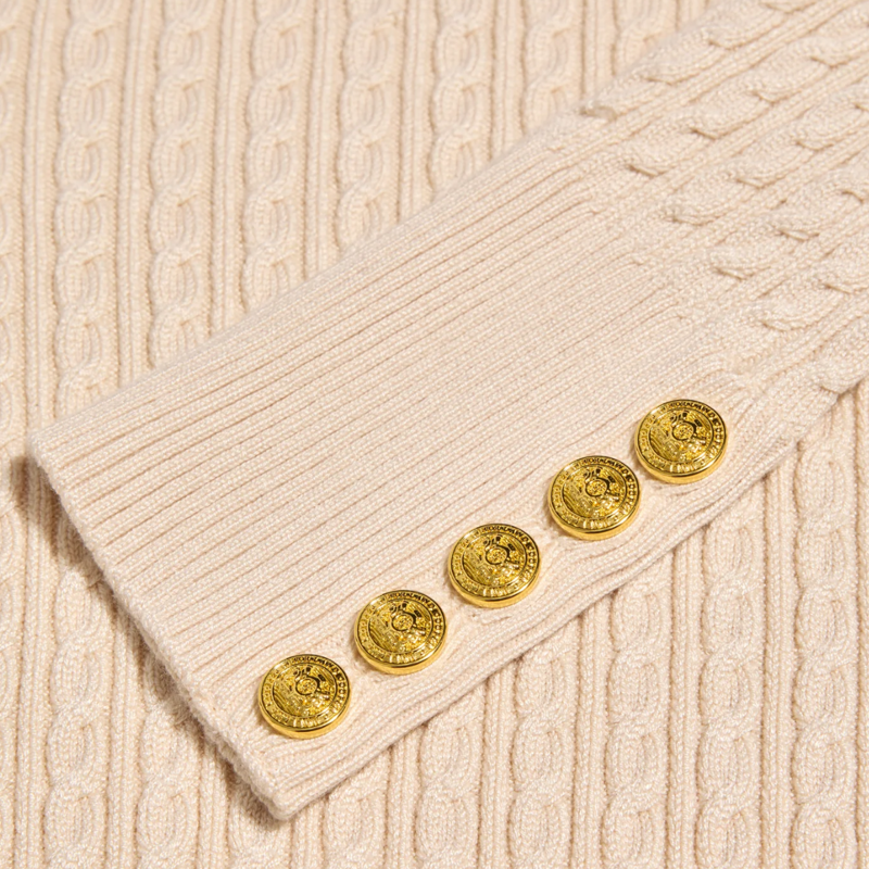 Holland Cooper Princeton Crew Neck Knit - Almond-4