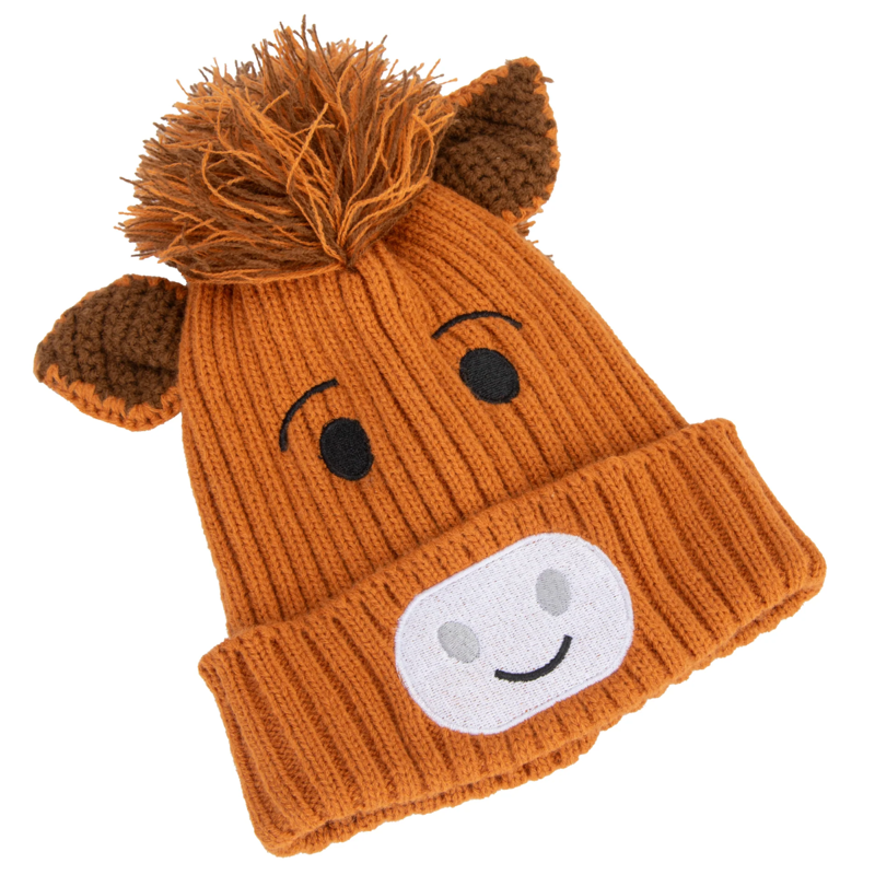 Shires Winnie and Me Festive Bobble Hat - Horse