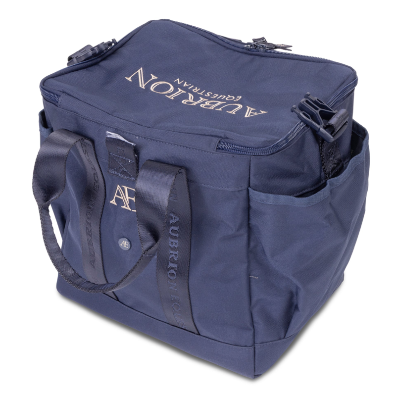 Aubrion Equestrian Large Grooming Kit Bag - Navy-3