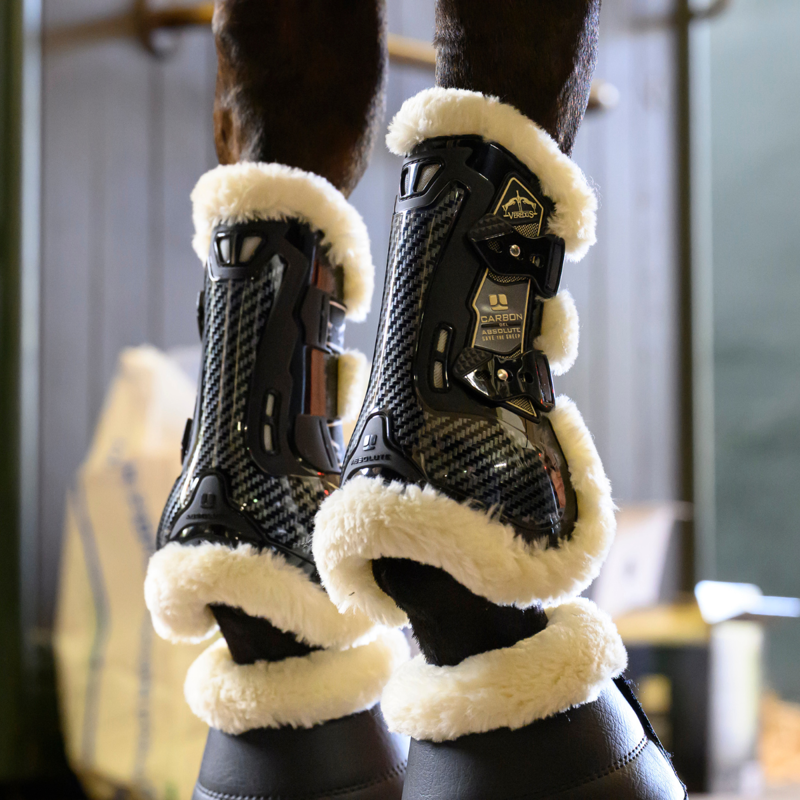 Veredus Carbon Gel Absolute Save the Sheep Tendon Boots - Black-2