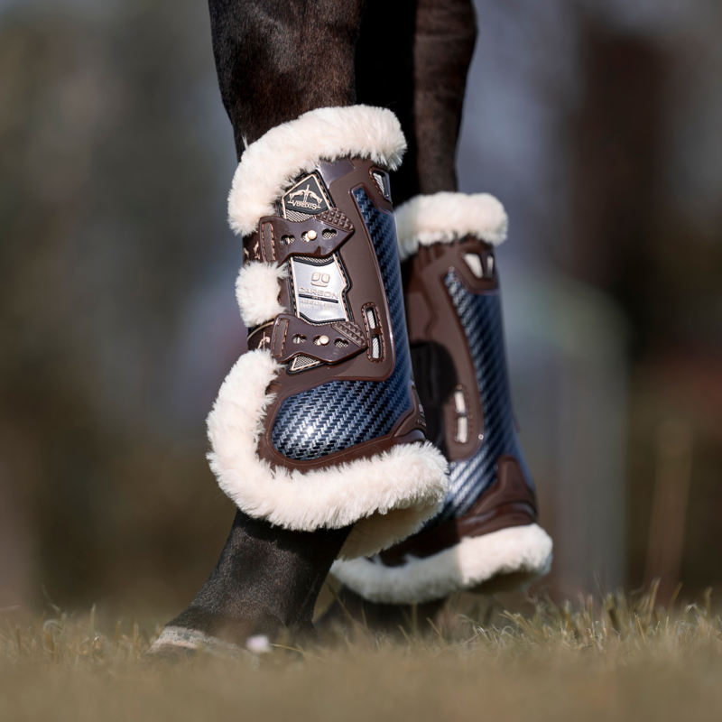 Veredus Carbon Gel Absolute Save the Sheep Tendon Boots - Brown-6