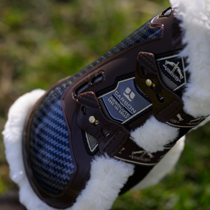 Veredus Carbon Gel Absolute Save the Sheep Tendon Boots - Brown-2