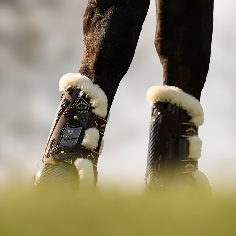Veredus Carbon Gel Absolute Save the Sheep Tendon Boots - Brown-7