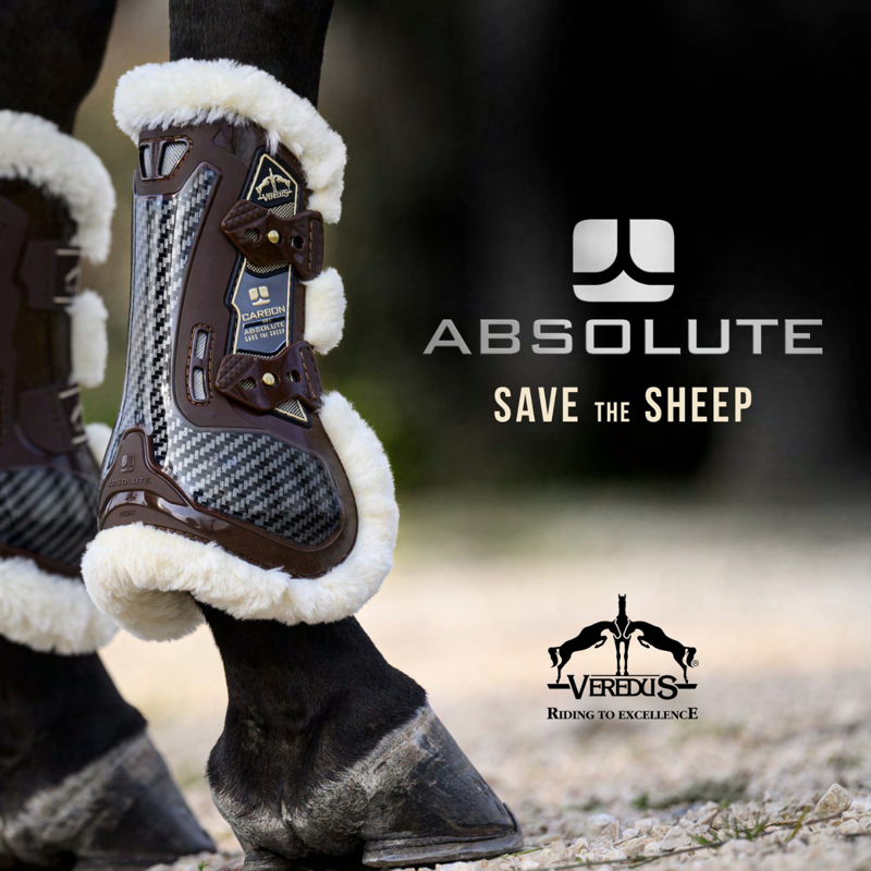 Veredus Carbon Gel Absolute Save the Sheep Tendon Boots - Brown-3