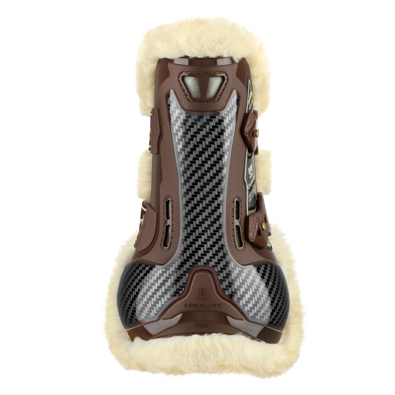 Veredus Carbon Gel Absolute Save the Sheep Tendon Boots - Brown-1