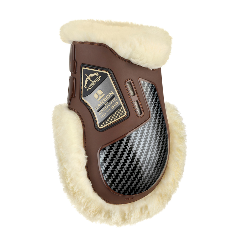Veredus Carbon Gel Absolute Save the Sheep Fetlock Boot - Brown-1