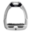 Flex-On Safe-On Inclined Ultra-Grip Stirrups - Grey/Grey/Black