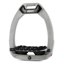 Flex-On Safe-On Inclined Ultra-Grip Stirrups - Grey/Black/Black