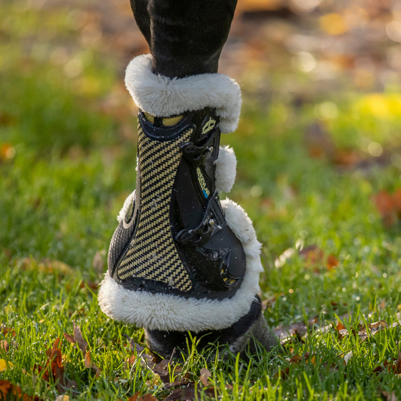 Veredus Kevlar Gel Vento Save The Sheep Tendon Boots - Black-1