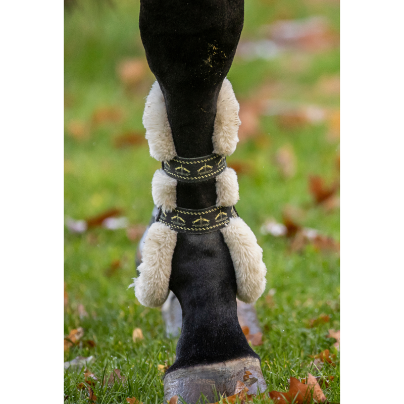 Veredus Kevlar Gel Vento Save The Sheep Tendon Boots - Black-3