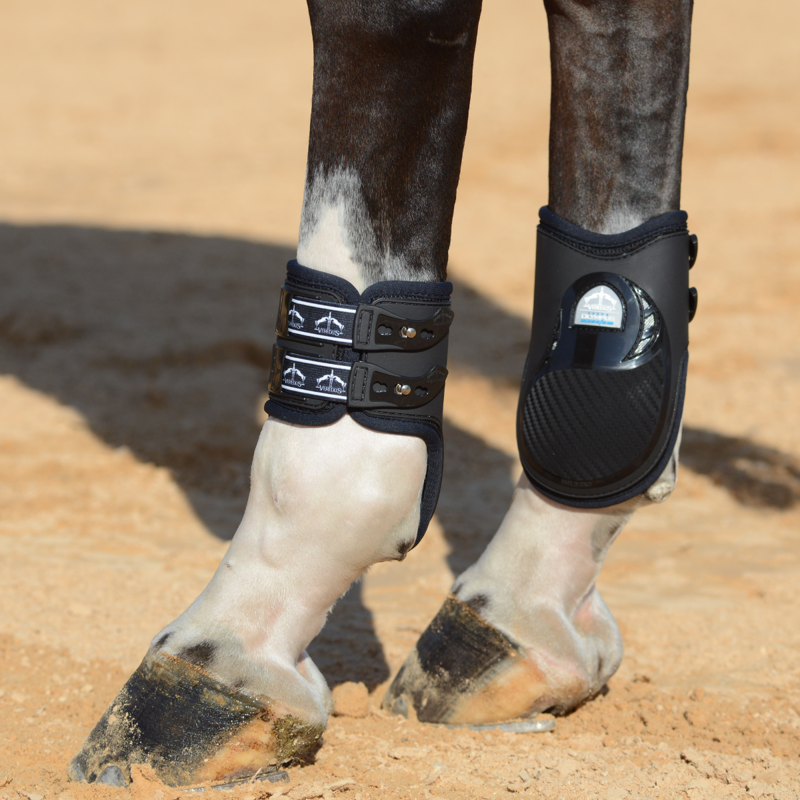 Veredus Olympus Vento Rear Fetlock Boot - Black-1