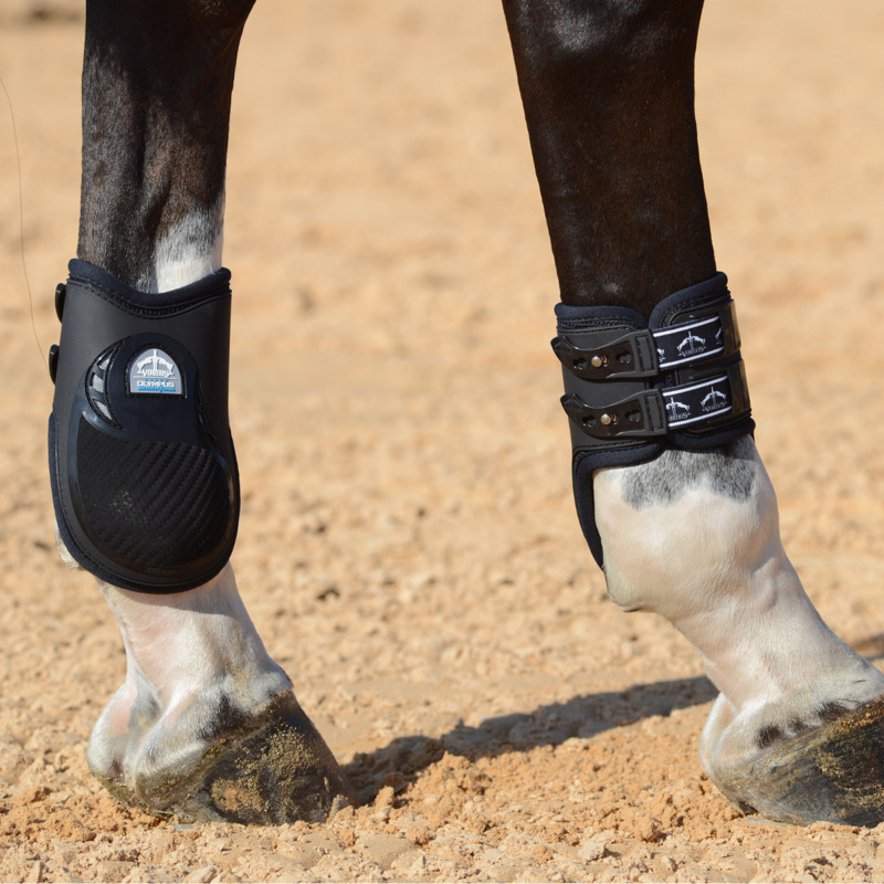 Veredus Olympus Vento Rear Fetlock Boot - Black-2