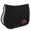 Veredus Coloured Jumping Saddlecloth - Black/Pink Edging