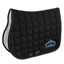Veredus Coloured Jumping Saddlecloth - Black/Light Blue Edging