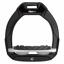 Flex-on Safe-On Junior Inclined Grip Stirrups - Black/Grey/Grey