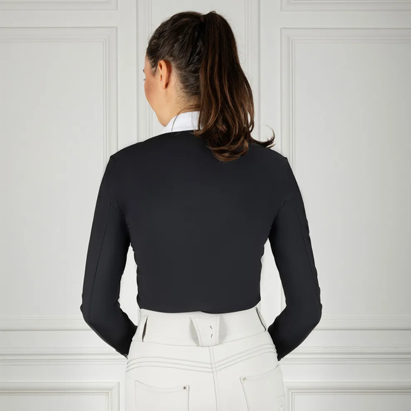 Coldstream Long Sleeve Elrick Show Shirt - Black-1