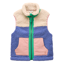Joules Girls' Tilly Fleece Gilet - Blue Colourblock