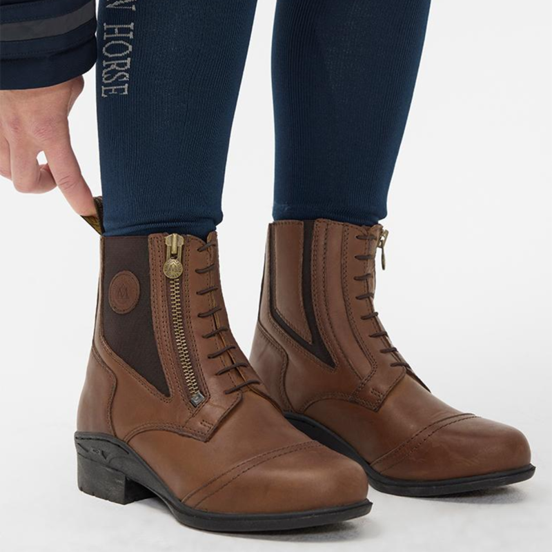 Mountain Horse Valkyria Side Zip Paddock Boots - Brown-2