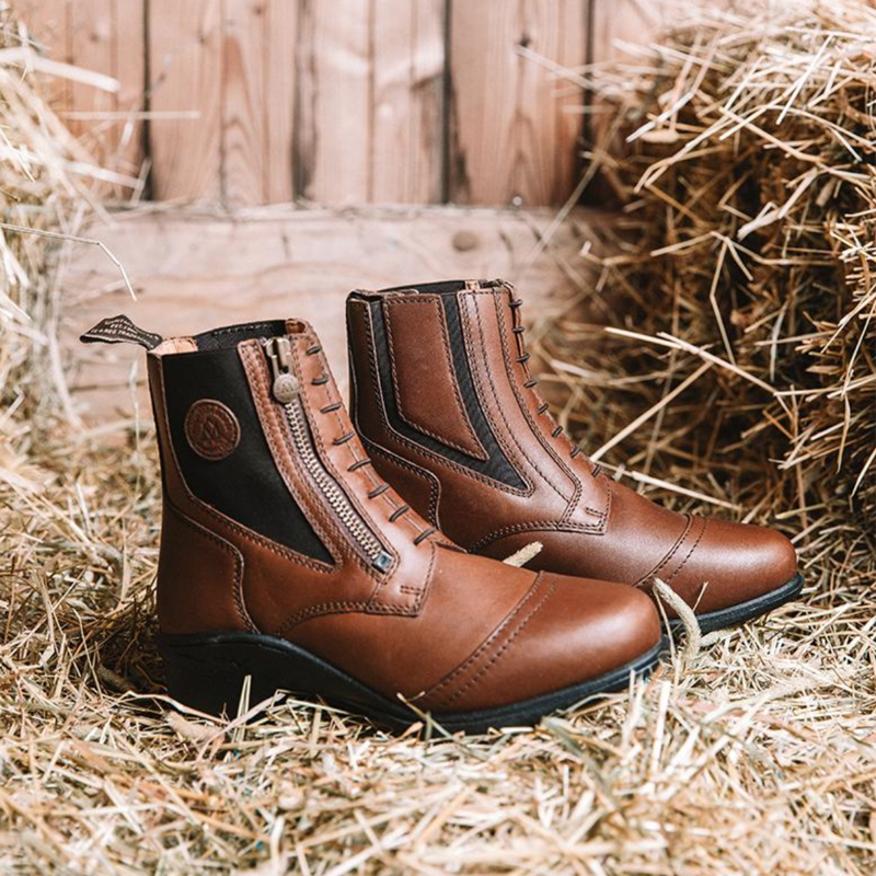Mountain Horse Valkyria Side Zip Paddock Boots - Brown-1