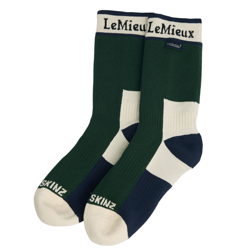 LeMieux x Sealskinz Waterproof Socks - Green-1
