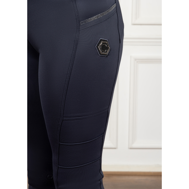 Coldstream Next Generation Hamilton Sparkle Riding Tights - Navy-7