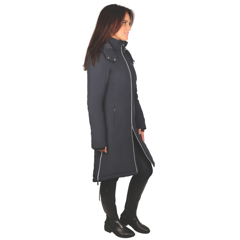 Hy Equestrian Elevate Guard Waterproof Coat - Navy-2