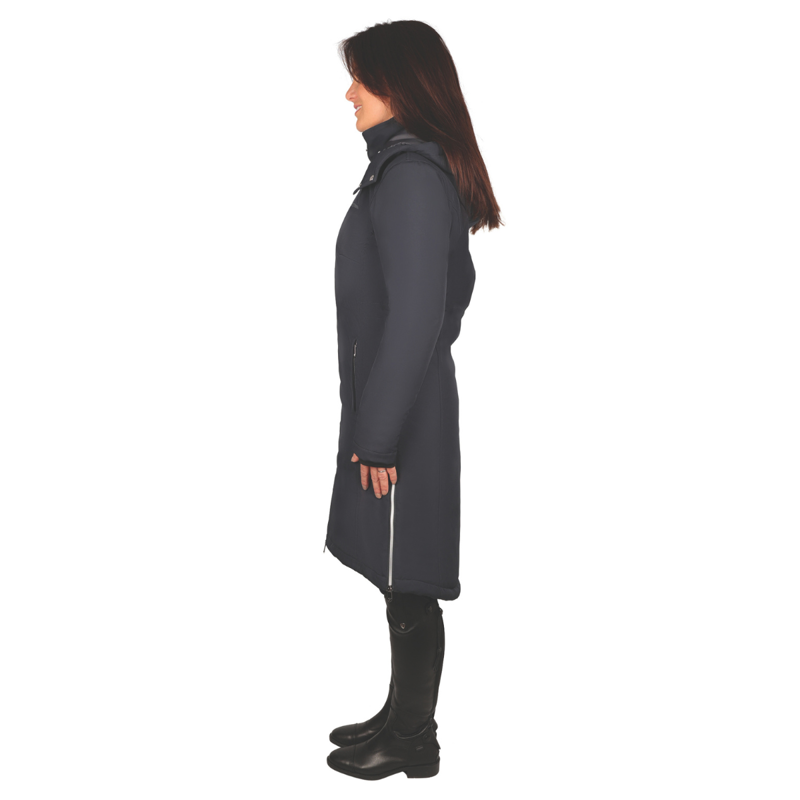 Hy Equestrian Elevate Guard Waterproof Coat - Navy-1