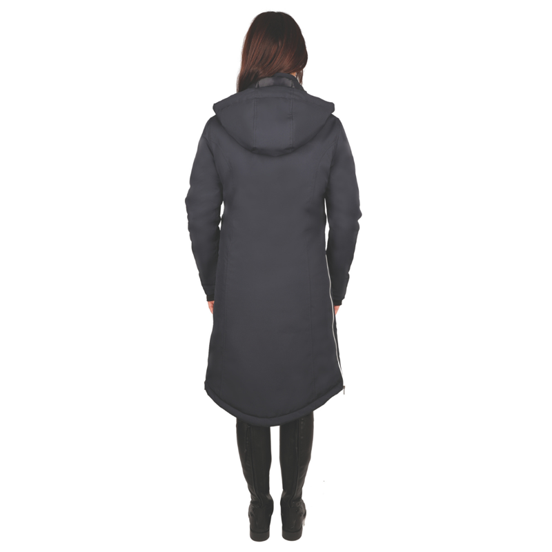 Hy Equestrian Elevate Guard Waterproof Coat - Navy-3