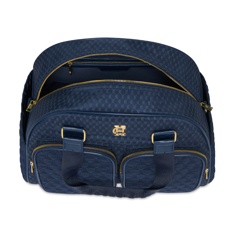 Holland Cooper Chiltern Kit Bag - Ink Navy Monogram-1