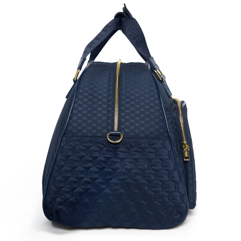 Holland Cooper Chiltern Kit Bag - Ink Navy Monogram-2