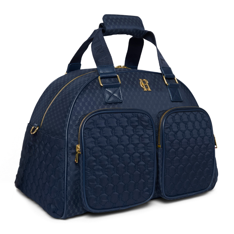 Holland Cooper Chiltern Kit Bag - Ink Navy Monogram-3