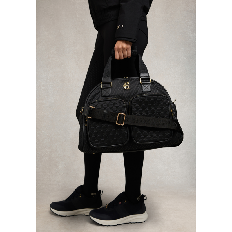 Holland Cooper Chiltern Kit Bag - Black Monogram-4