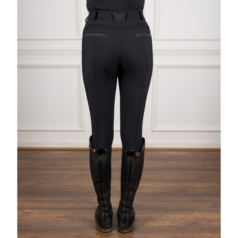 Coldstream Hamilton Sparkle Breeches - Black-1