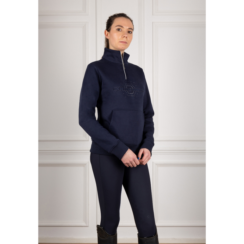 Coldstream Hamilton Sparkle Breeches - Navy-3