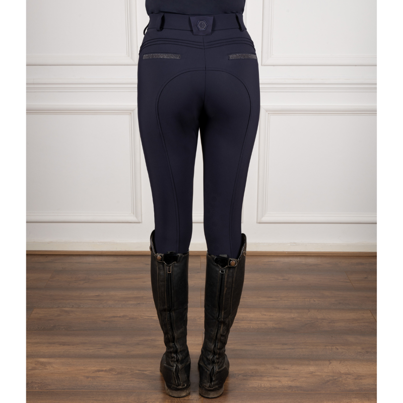 Coldstream Hamilton Sparkle Breeches - Navy-1