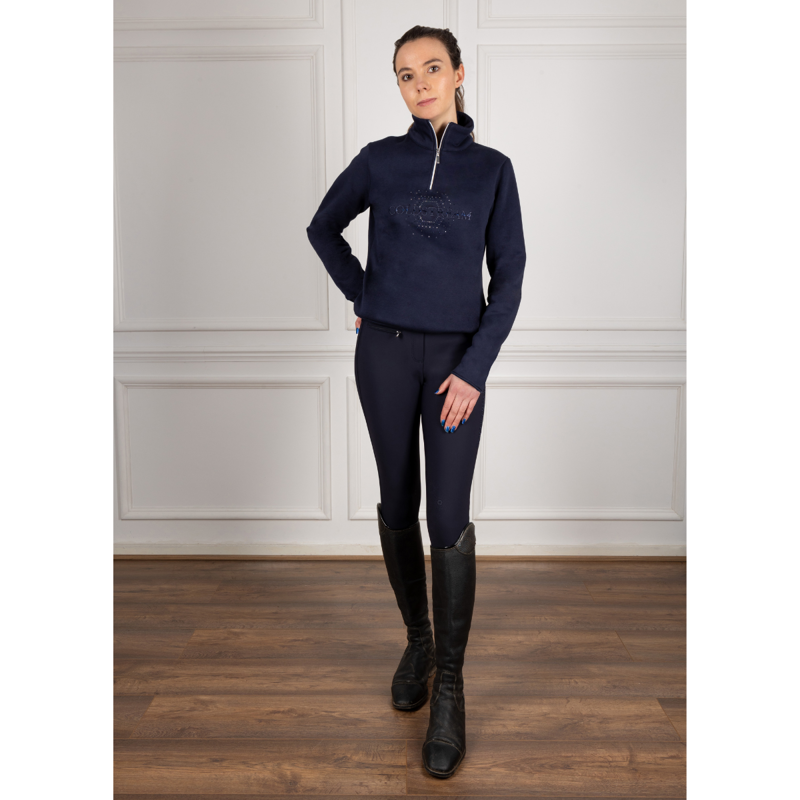 Coldstream Hamilton Sparkle Breeches - Navy-2