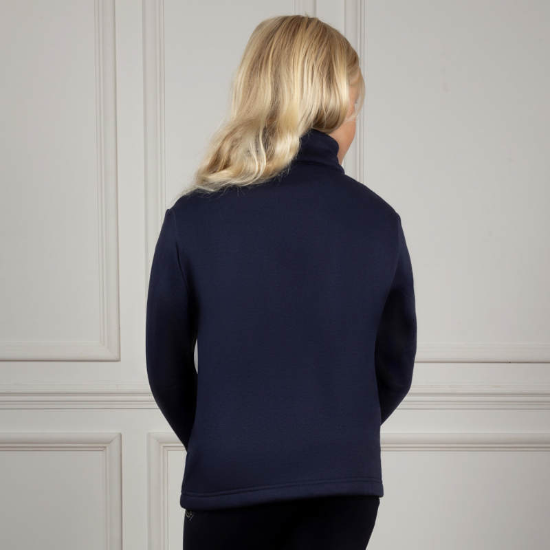 Coldstream Next Generation Hamilton Sparkle Quarter Zip - Navy-1