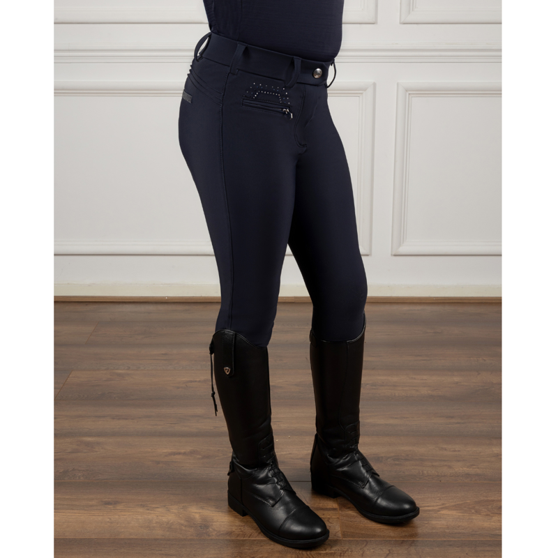 Coldstream Next Generation Hamilton Sparkle Breeches - Navy-1