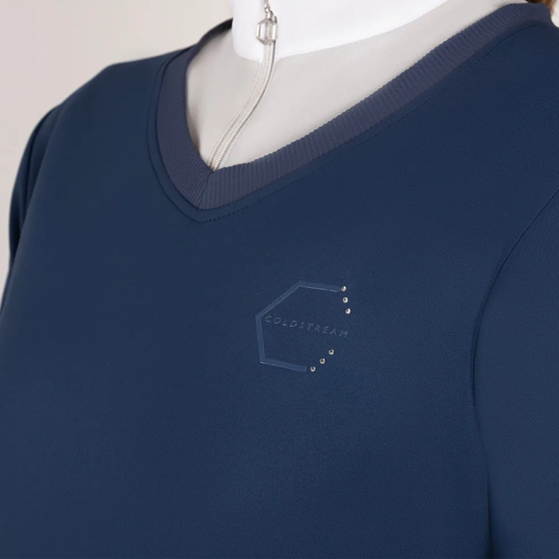 Coldstream Crailing Performance Sweater - Oxford Blue-2