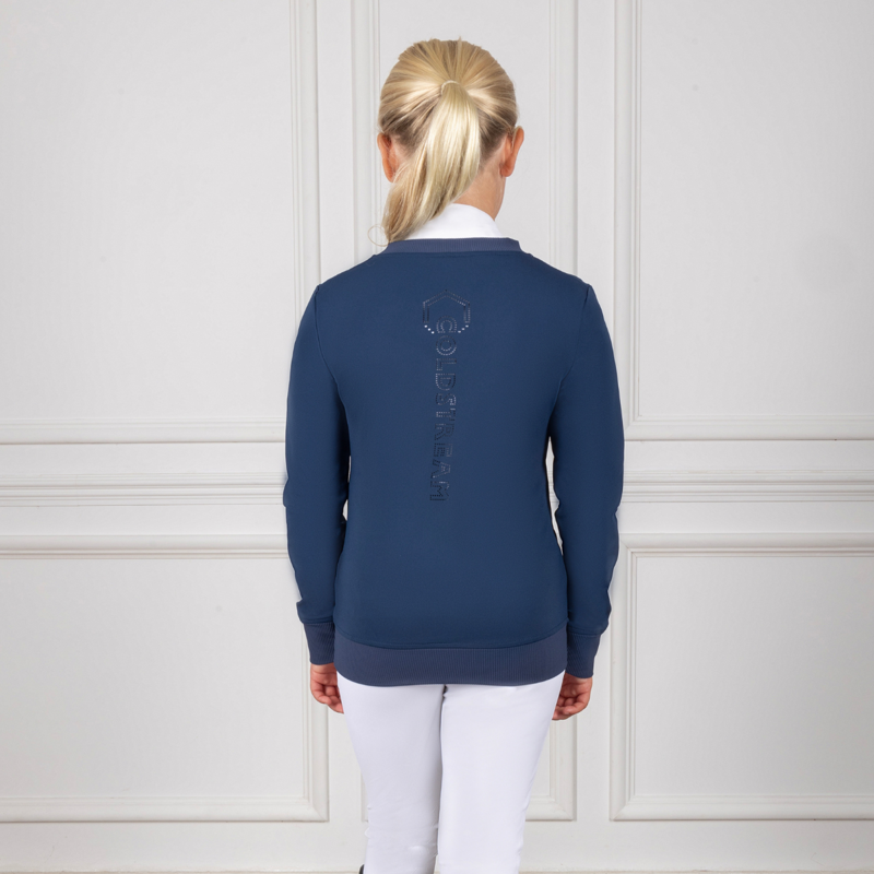 Coldstream Next Generation Crailing Performance Sweater - Oxford Blue-1