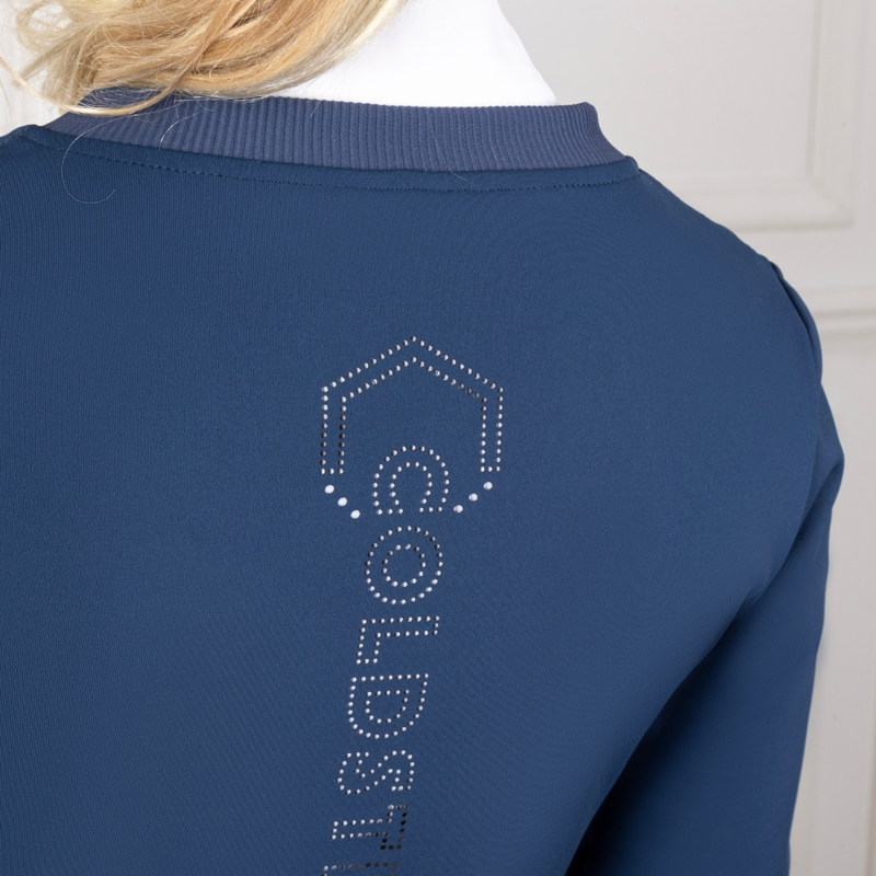 Coldstream Next Generation Crailing Performance Sweater - Oxford Blue-3