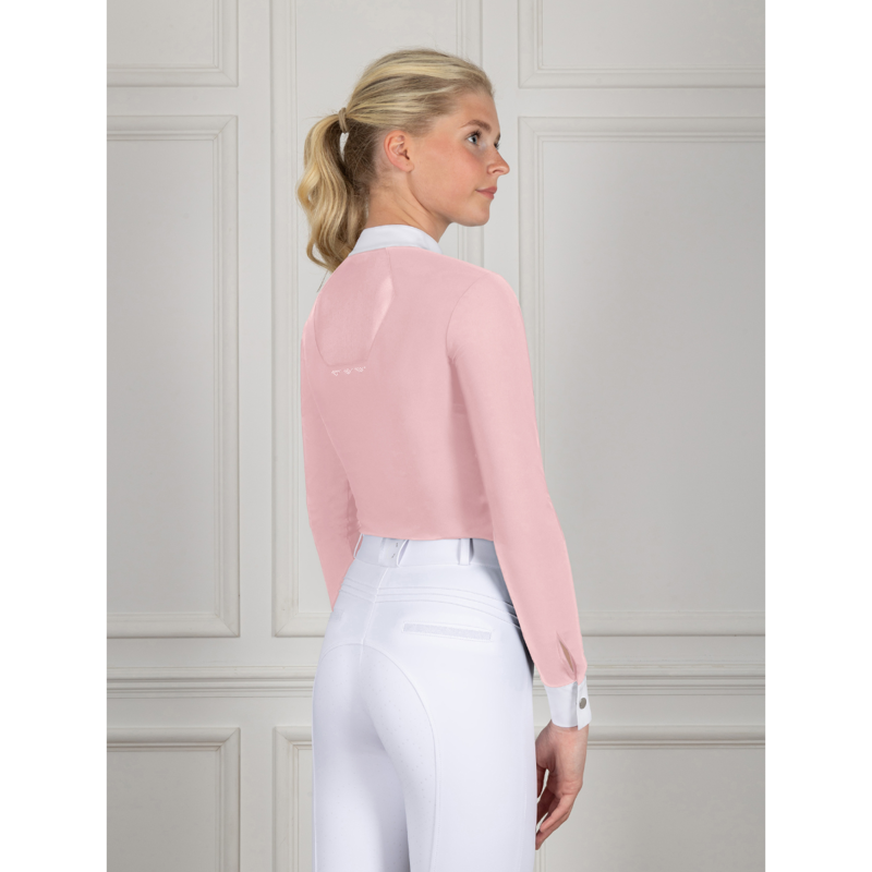 Coldstream Larkhall Diamante Show Shirt - Blush Pink-1