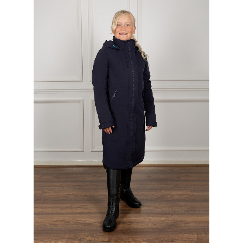 Coldstream Next Generation Maxton Long Waterproof Coat - Navy-2