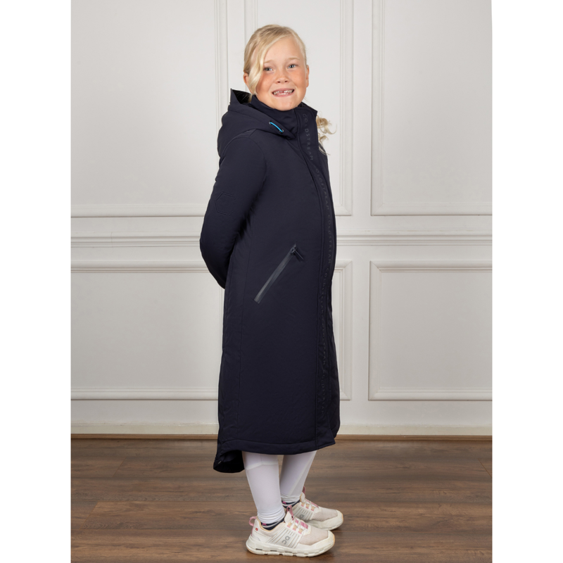 Coldstream Next Generation Maxton Long Waterproof Coat - Navy-3