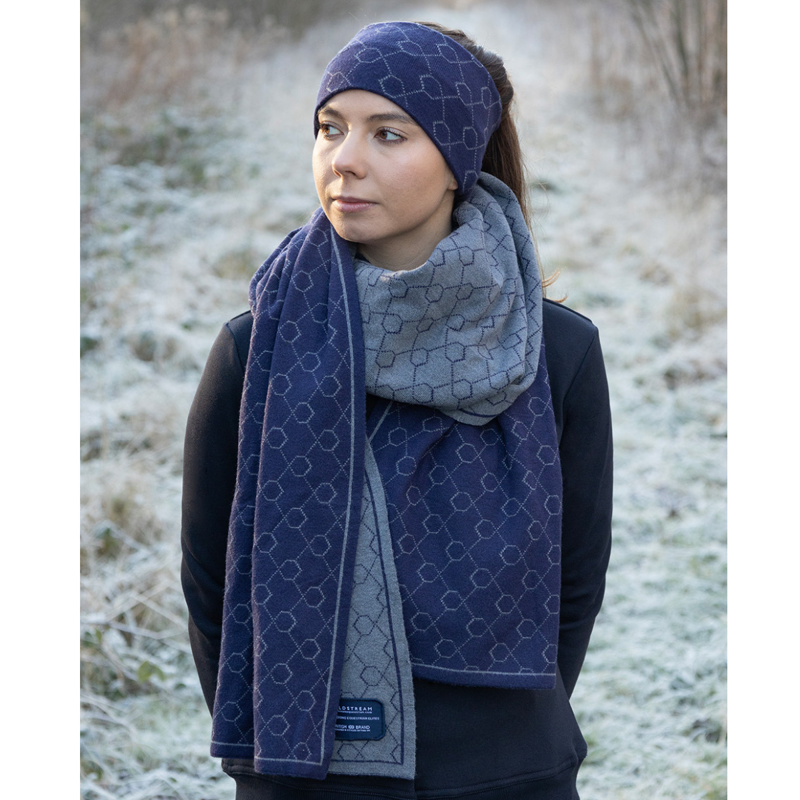 Coldstream Morham Knit Scarf - Navy-1